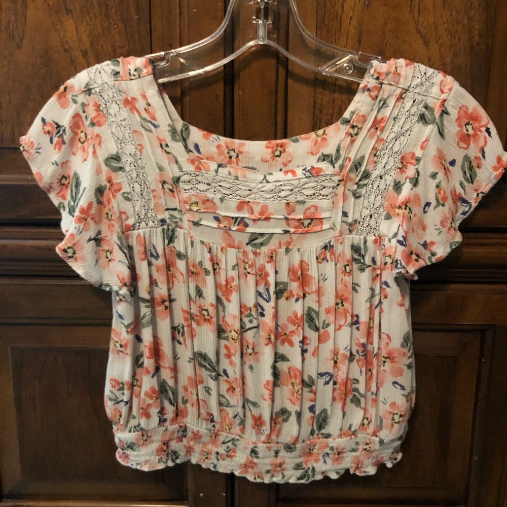 Justice brand girls dressy top.
